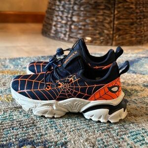 Bronx Kids Spider Web Sneakers - Blue and Red